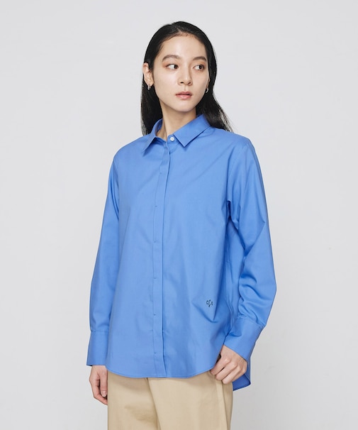 ストライプタイプライター／バルキーオックスフォード クシャツ