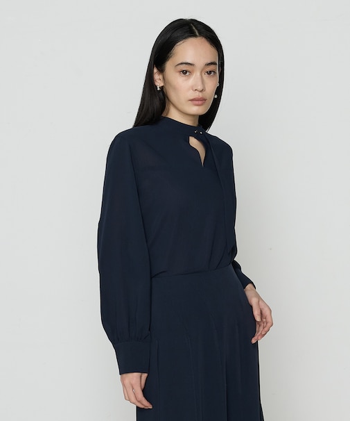 〔 TALLサイズ 〕 フィネスボイル 長袖ブラウス