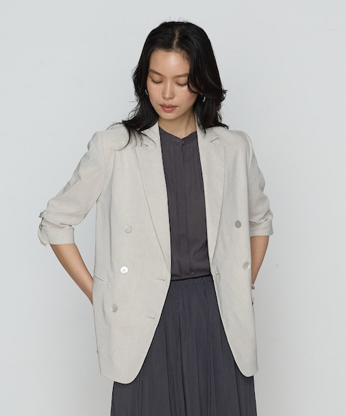 リネン ジャケット