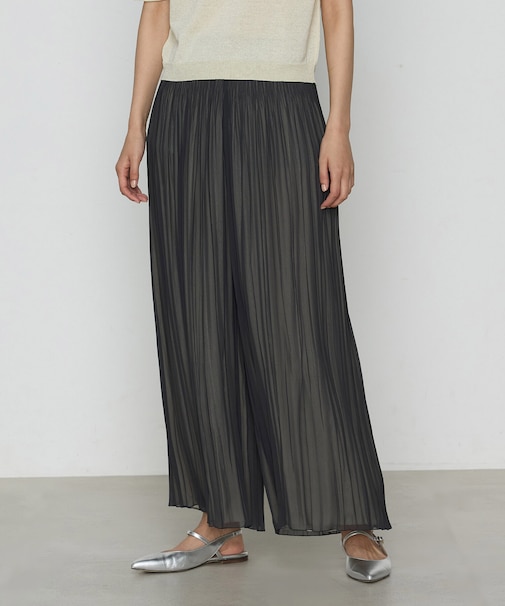 シフォン×シャンブレーカッセン リバーシブルパンツ