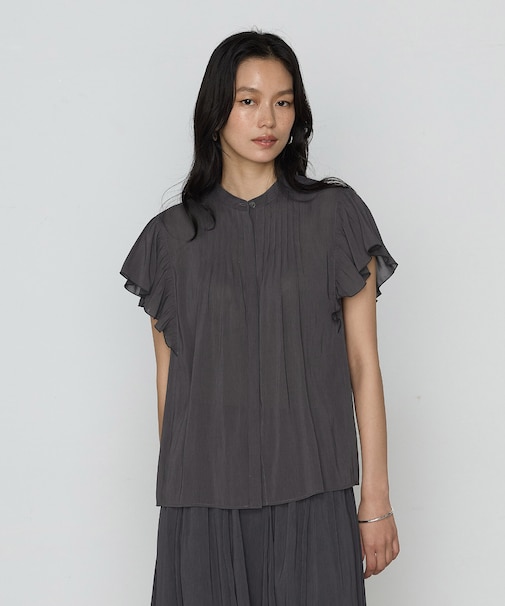 〔 TALLサイズ 〕 【セットアップ対応】シャンブレーカッセン ブラウス