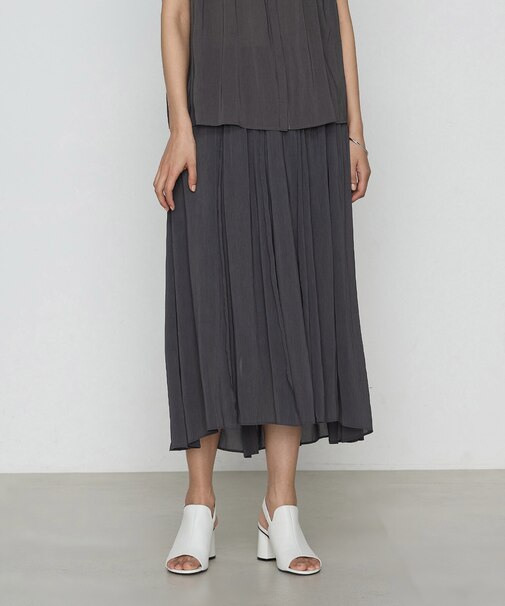 〔 TALLサイズ 〕 【セットアップ対応】シャンブレーカッセン スカート