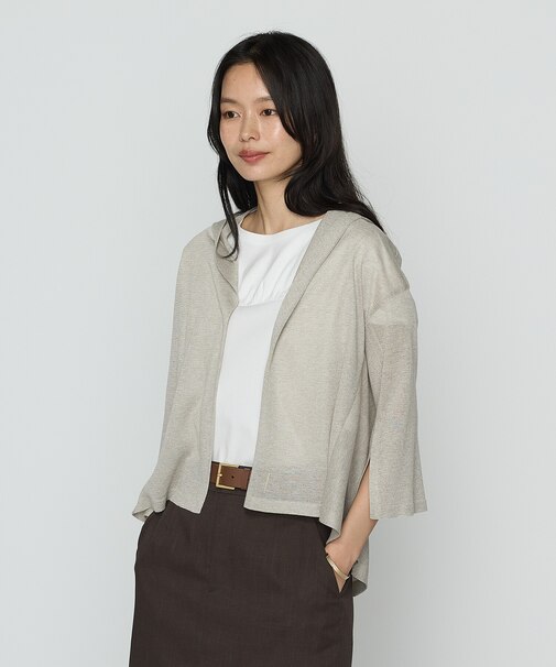 〔 TALLサイズ 〕 レーヨンイタリア糸 カーディガン