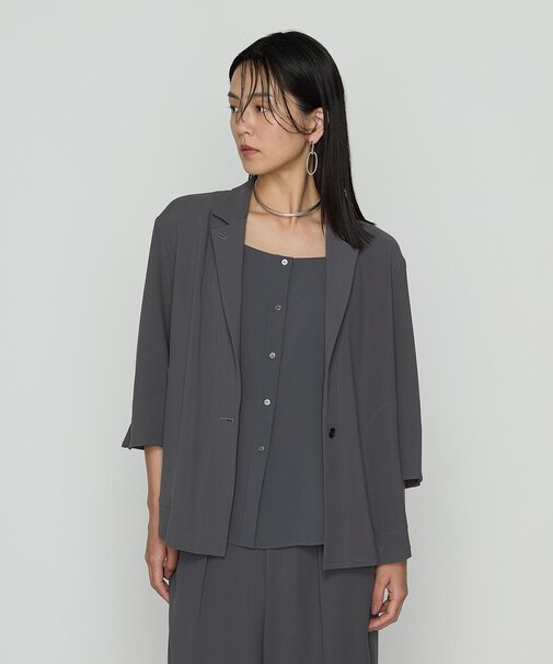 〔 TALLサイズ 〕 【セットアップ対応】ストレッチからみ ジャケット