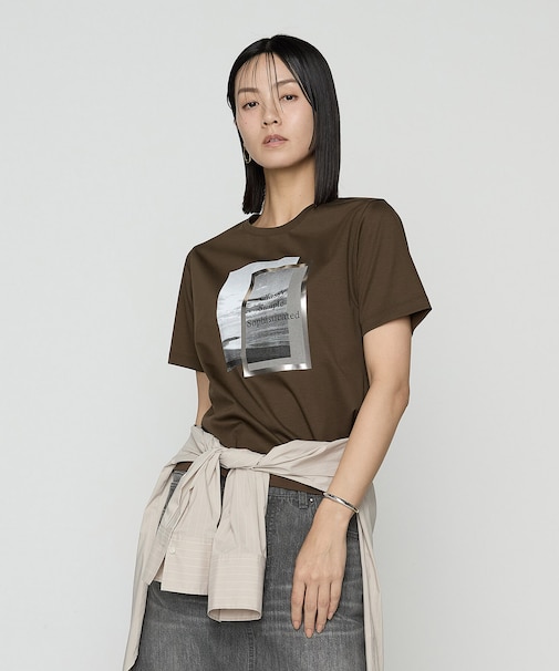 スーピマコットンポンチ フォトTシャツ
