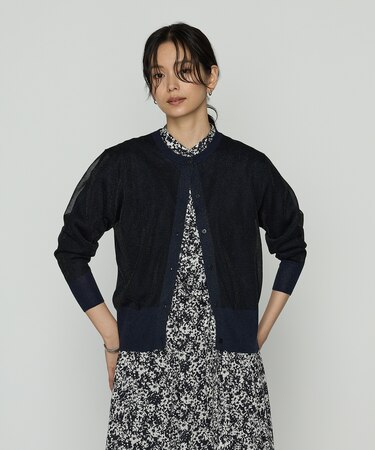 〔 Sサイズ 〕 二重編みラメニット カーディガン