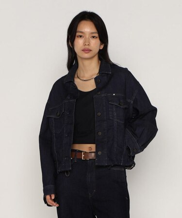 中空ストレッチデニム ジャケット