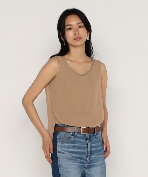 シアーシフォン楊柳 タンクトップ