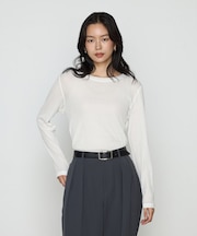 さらさらコットンKONAYUKIテレコ プルオーバー