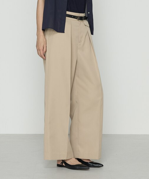 〔 TALLサイズ 〕 ナチュラルポリエステル チノタックパンツ