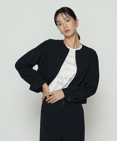 〔 TALLサイズ 〕 トリアセビンテージツイル ブルゾン