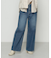 〔 TALLサイズ 〕 10.5オンスセンタープレス ワイドデニムパンツ