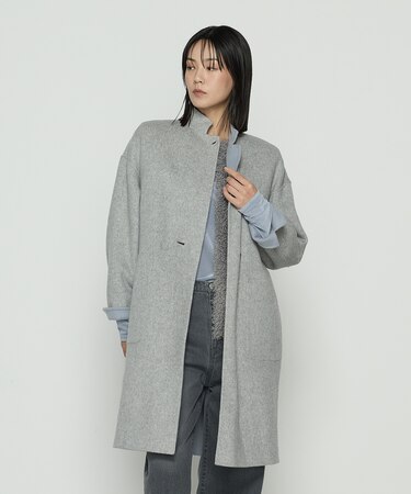 ジーロンWフェイスアンチピリングリバーシブルコート