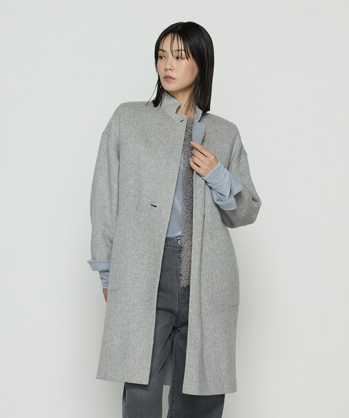 ジーロンWフェイスアンチピリングリバーシブルコート