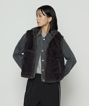 エコファー リバーシブルジレ