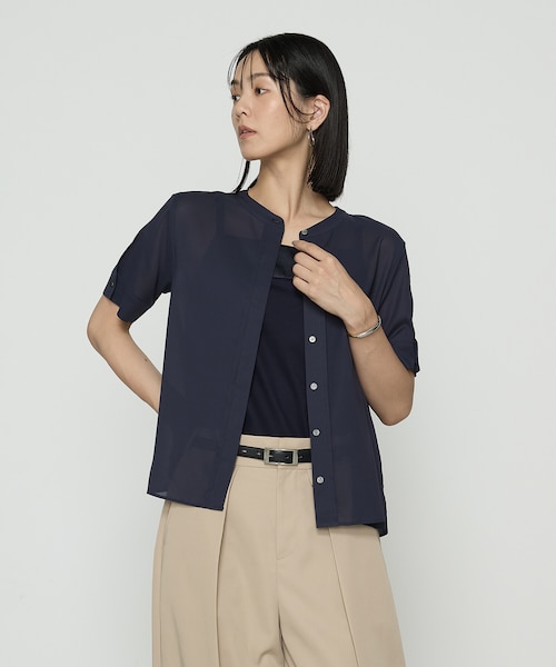 TALLサイズ 〕 マーガレットフラワープリント シャツ｜コムサの通販