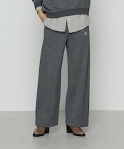 裏双糸ラメ裏毛 パンツ