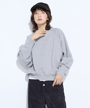 裏双糸ラメ裏毛 プルオーバー