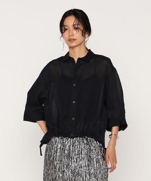 TALLサイズ 〕 マーガレットフラワープリント シャツ｜コムサの通販