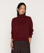 ミラノリブ ハイネックニット