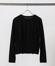 ウールポリプレーティング タックデザイントップス