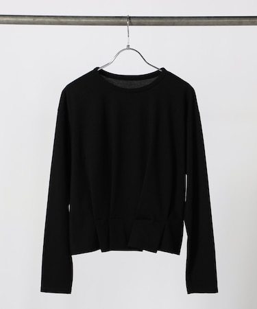 ウールポリプレーティング タックデザイントップス