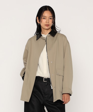 高密度 梳毛ウールギャバ フィールドジャケット