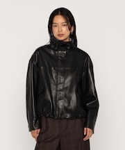 トルコラムレザー ブルゾン