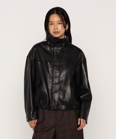 トルコラムレザー ブルゾン