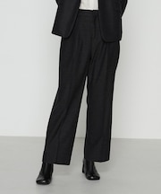 【セットアップ対応】トリアセウールフラノ ワイドパンツ