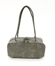 スエード調 ボストンバッグ