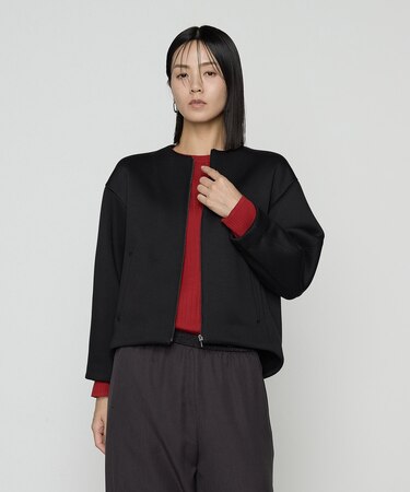 〔 TALLサイズ 〕 ダブルエアーダンボール ノーカラーブルゾン