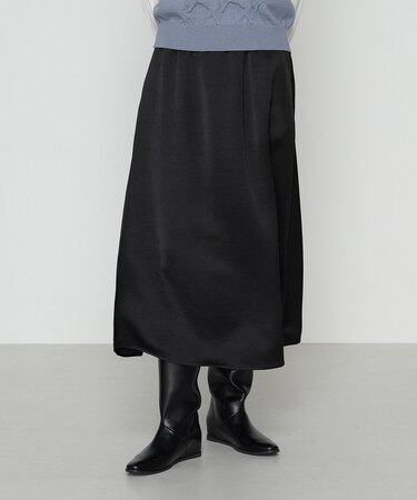 〔 TALLサイズ 〕 ビンテージダブルサテン スカート