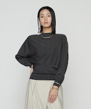 ウール梳毛 ツインニット