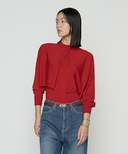 ウール梳毛 ツインニット