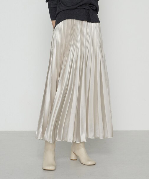 〔 Sサイズ 〕 サテンチンツ コンビネーションプリーツスカート