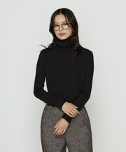 〔 TALLサイズ 〕 ラグウォームリブニット タートルネックプルオーバー