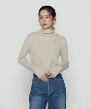 〔 Sサイズ 〕 ラグウォームリブニット タートルネックプルオーバー