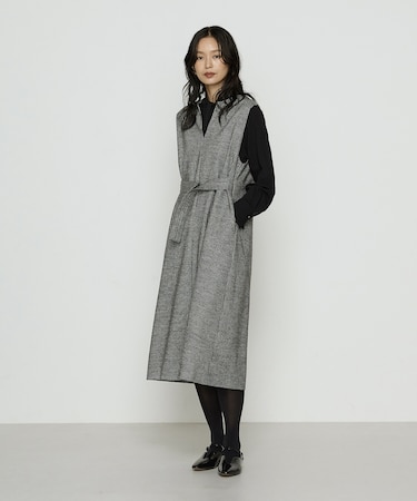 千鳥バランサー ジャンパードレス