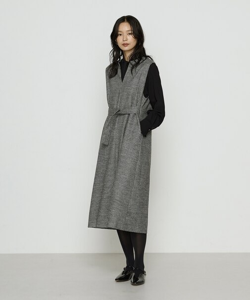 千鳥バランサー ジャンパードレス