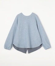 アルパカ混 ラグランスリーブプルオーバー