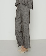 〔 TALLサイズ 〕 ツイード柄リバージャージー パンツ