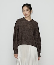 和紙ブークレー Vネックプルオーバー