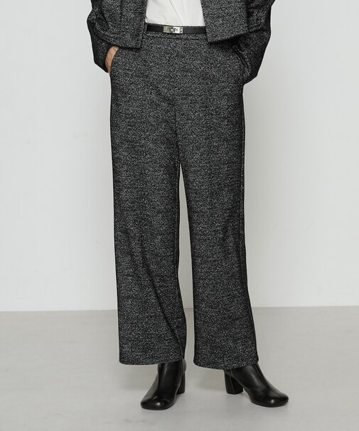 〔 Sサイズ 〕 ツイード柄リバージャージー パンツ