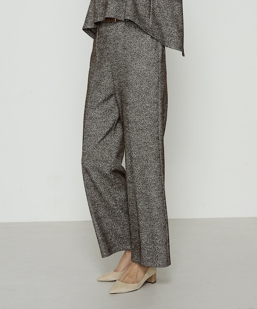 〔 Sサイズ 〕 ツイード柄リバージャージー パンツ