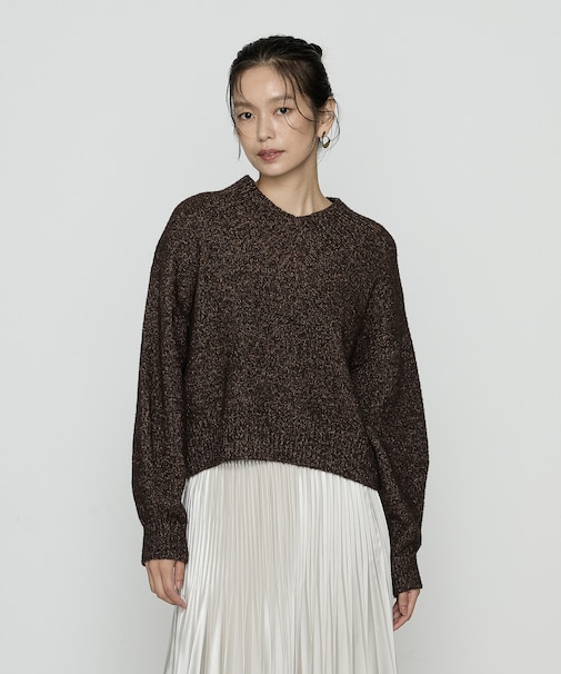 〔 Sサイズ 〕 和紙ブークレー Vネックプルオーバー