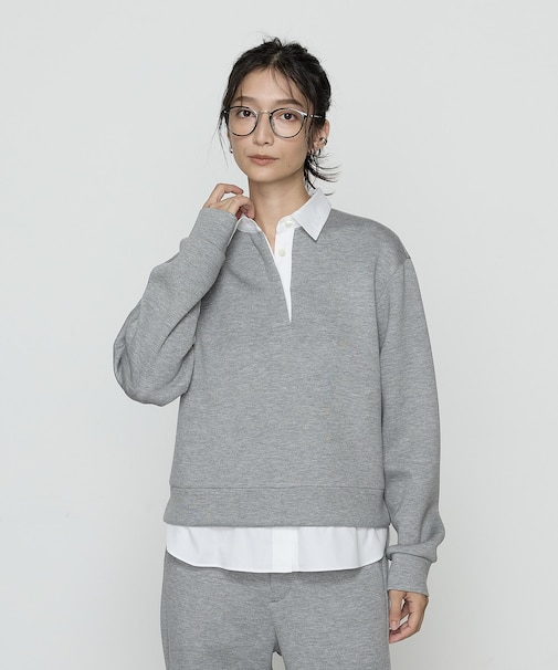 レーヨンミックスダンボール プルオーバー