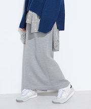 〔 +サイズ 〕レーヨンミックスダンボール ナロースカート