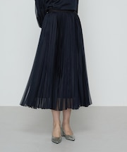 マットカルゼオーガンジー プリーツスカート