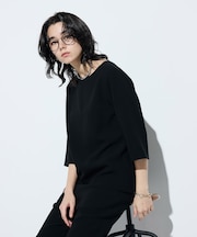 トリアセダブルクロス Tブラウス